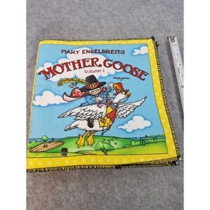 Mary Engelbreit Mother Goose Volume 1 Fabric Cloth Book Nursery Rhymes Handmade